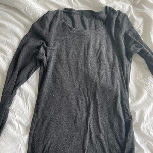 Grey long sleeve shirt